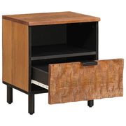 Comodino | Armadio da Notte | Mobiletto da notte con cassetto Marrone 40 x 33 x 46 cm