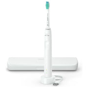 Philips 3100 series Sonicare Spazzolino Elettrico Sonico Bianco, con custodia da viaggio HX3673/13