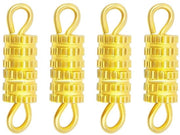 Ferraglio a Viti 80 Pezzi - Viti di Sicurezza - Duraturo - Inox - Ideale per Gioielli - Luccicante Finestra - Chiusure per Gioielli