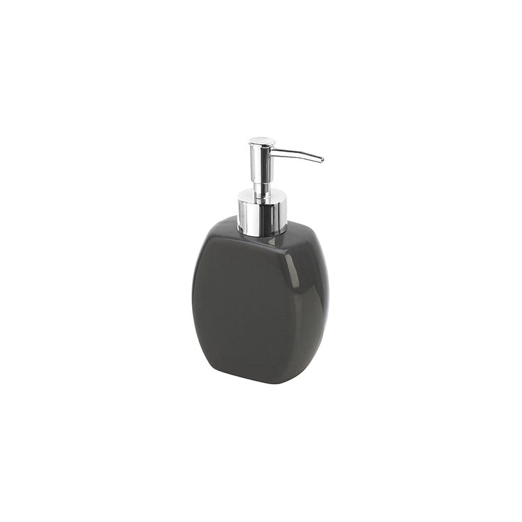 Dispenser sapone in ceramica grigio 360 ml Linea Parigi Feridras