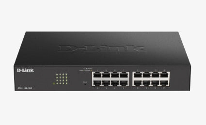 D-link dgs-1100-16v2 gestito l2 gigabit ethernet (10/100/1000) nero