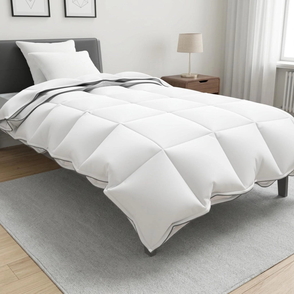 Set di Piumoni 3 pz Bianco Bambù 3432487