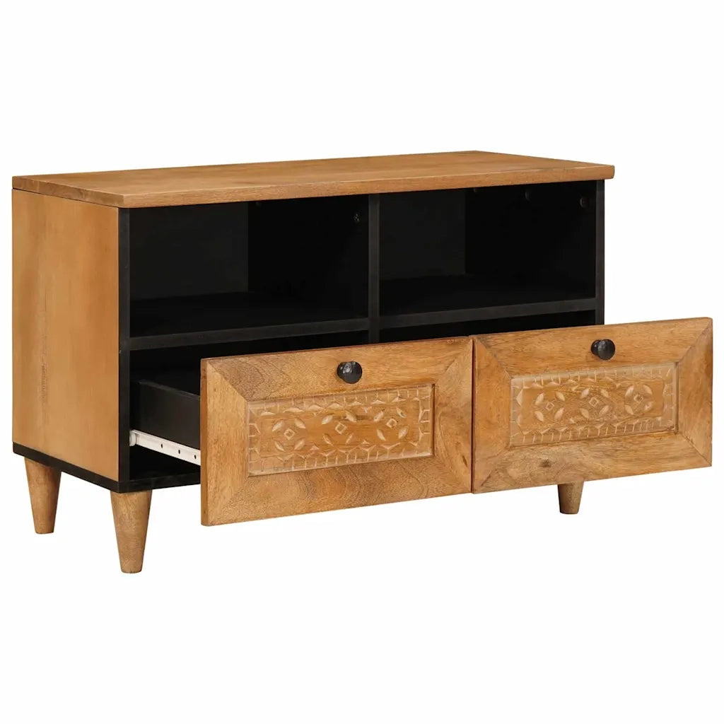 vidaXL Mobile TV con cassetto Marrone chiaro 70 x 33 x 46 cm