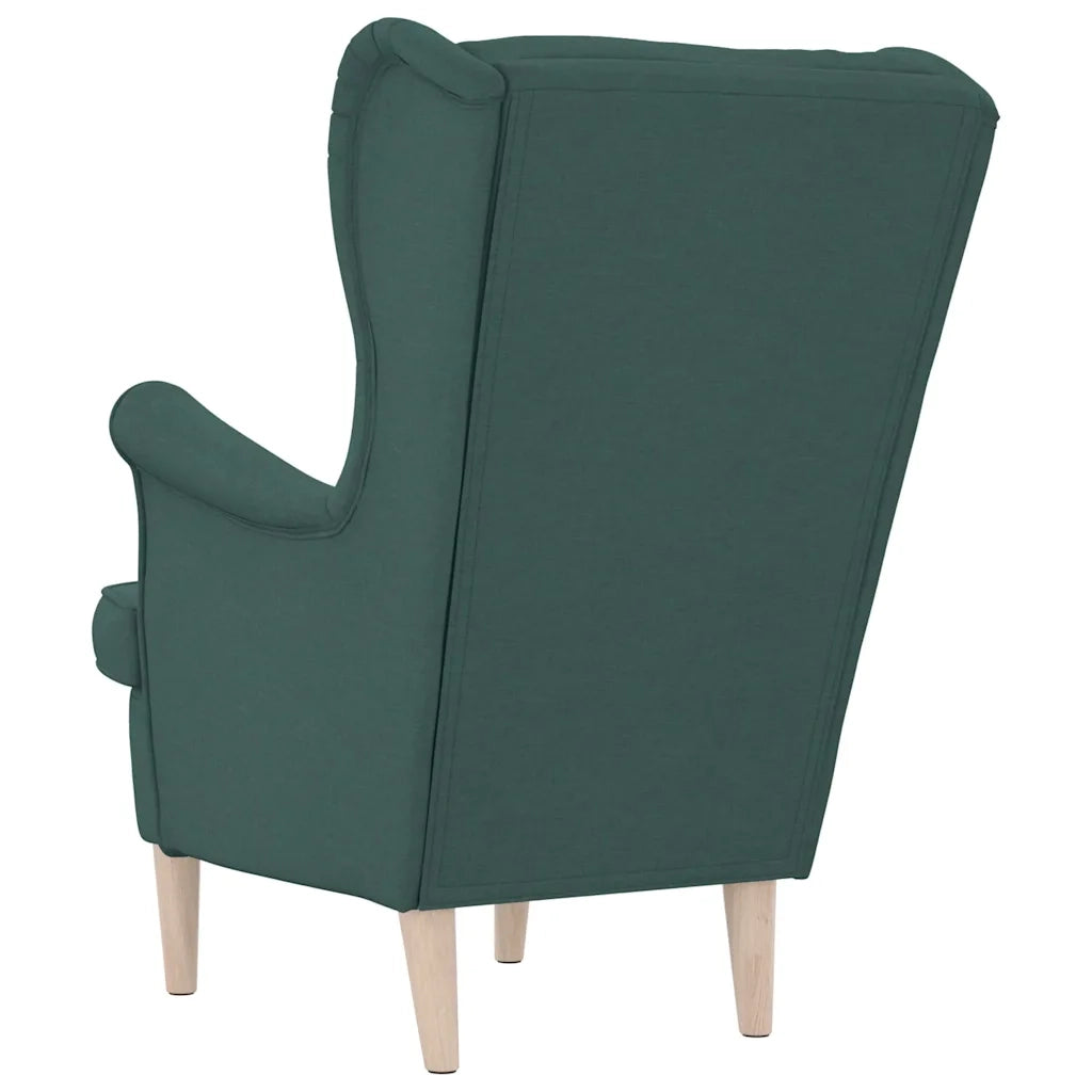 Divano Sedia-Poltrona Verde Scuro 74x84x100 cm in Tessuto