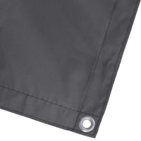 Paravento Balcone Antracite 120x600 cm Tessuto Oxford 134875