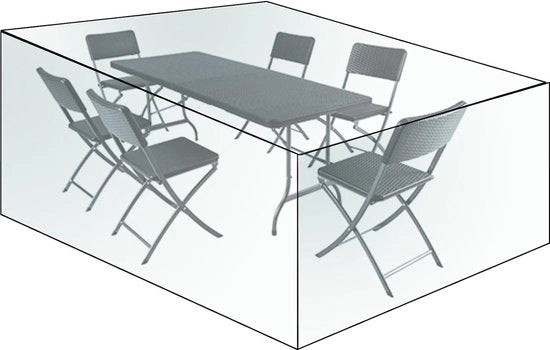 Copertura protettiva per zona seduta - 240x136x88cm - trasparente