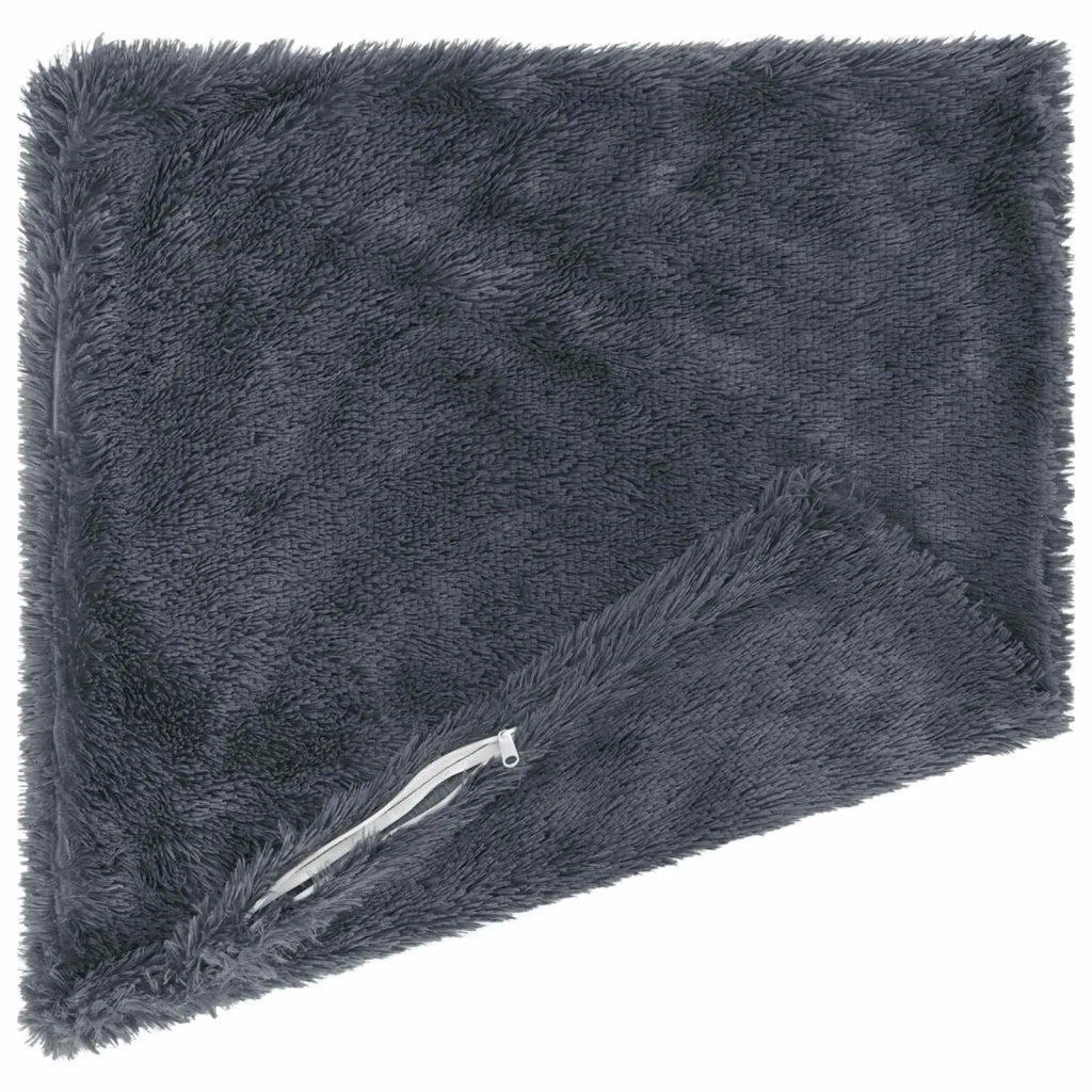 Cuscino con cuscino HEERLEN 2 pz Antracite Fleece PV 928458