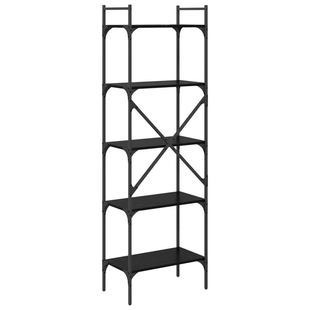 Libreria Rovere Nero 56 x 32 x 174 cm Legno multistrato 882148