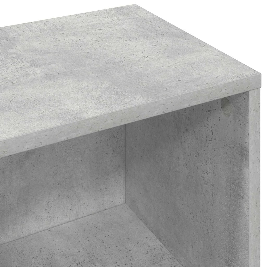 Credenza con cassetto Grigio cemento 102 x 32 x 73,5 cm