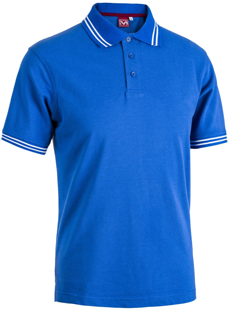 POLO SMITH Col. Blu Royal/Bianco Mis. L