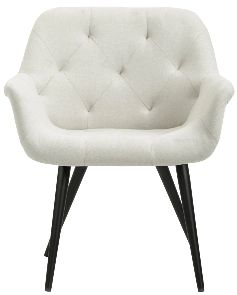 Sedia da pranzo Langford Beige,Tessuto