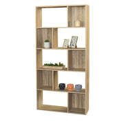 Libreria a 4 livelli collezione BURANO colore rovere chiaro