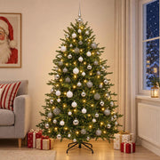 Albero di Natale artificiale con palline 240 cm 300 LED 3467239
