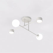 Lampada a sospensione Holon in acciaio bianco