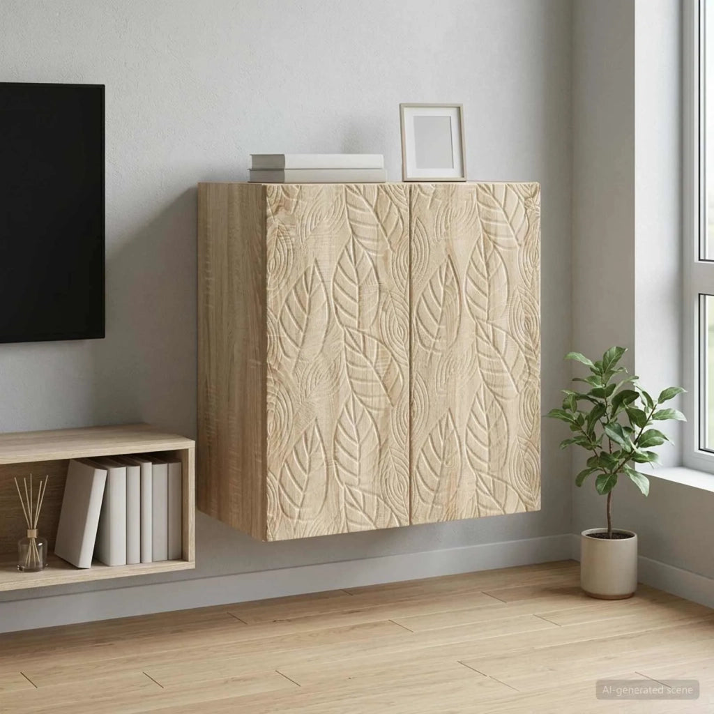Mobiletto a muro Rovere Sonoma 59 x 31 x 60 cm 898747