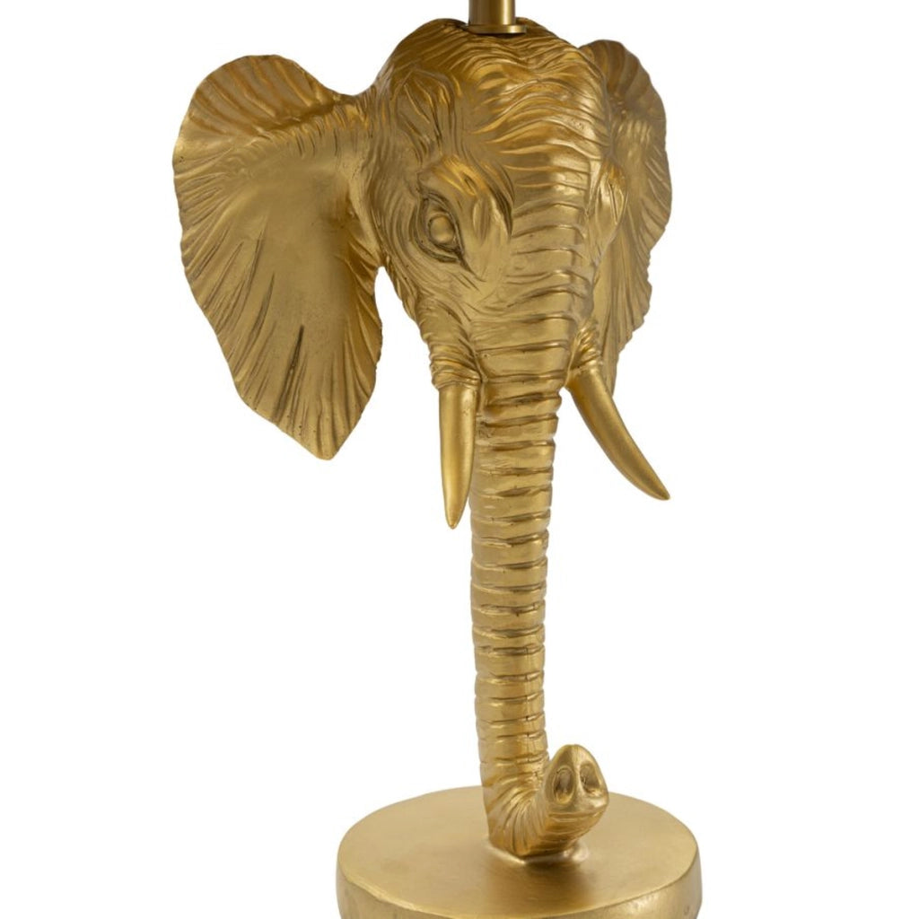 Lampada da Tavolo Elefante, Nero, Poliresina, 32x32x59 cm