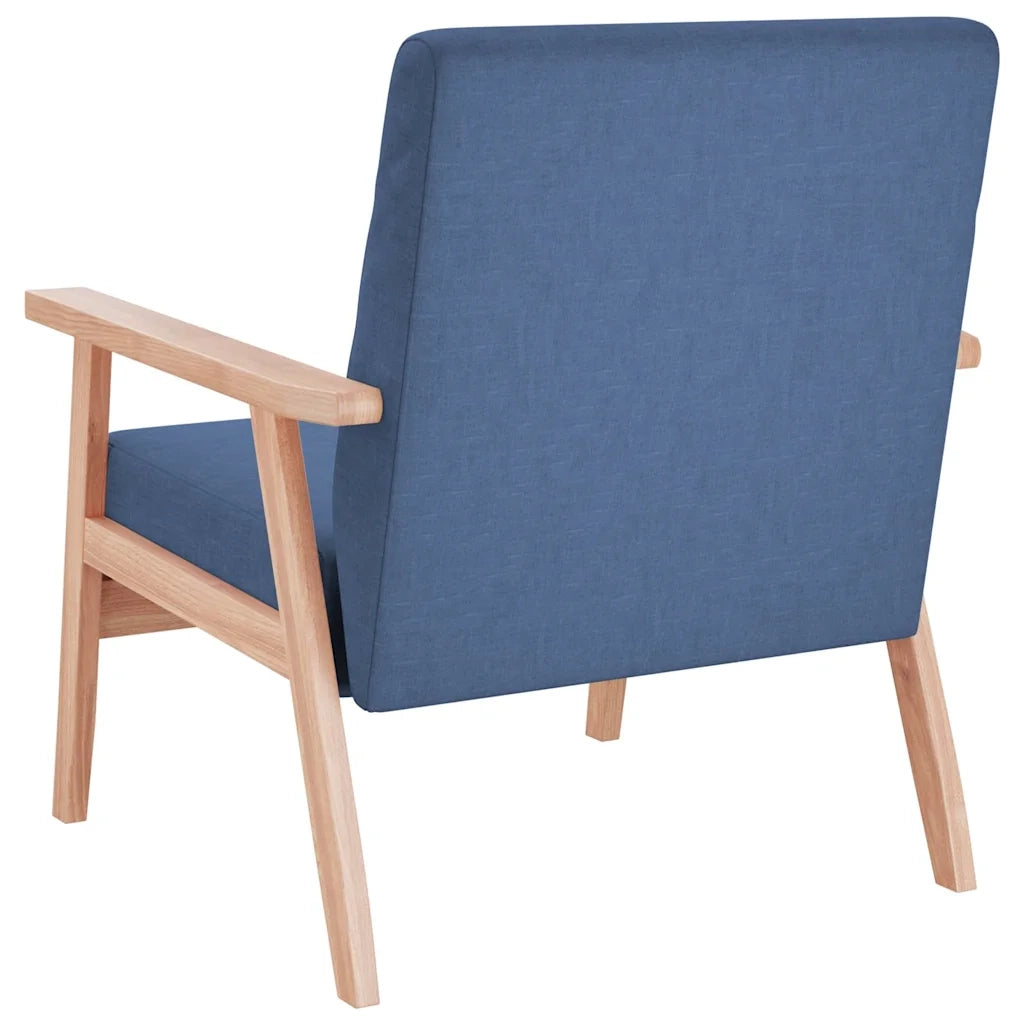 Poltrona-Divano Sedia Blu in Tessuto 300221
