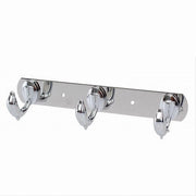 Trade Shop - Appendino Con 3 Ganci A Delfino Parete Multiuso Acciaio Viti 24.5 Cm 52179 -