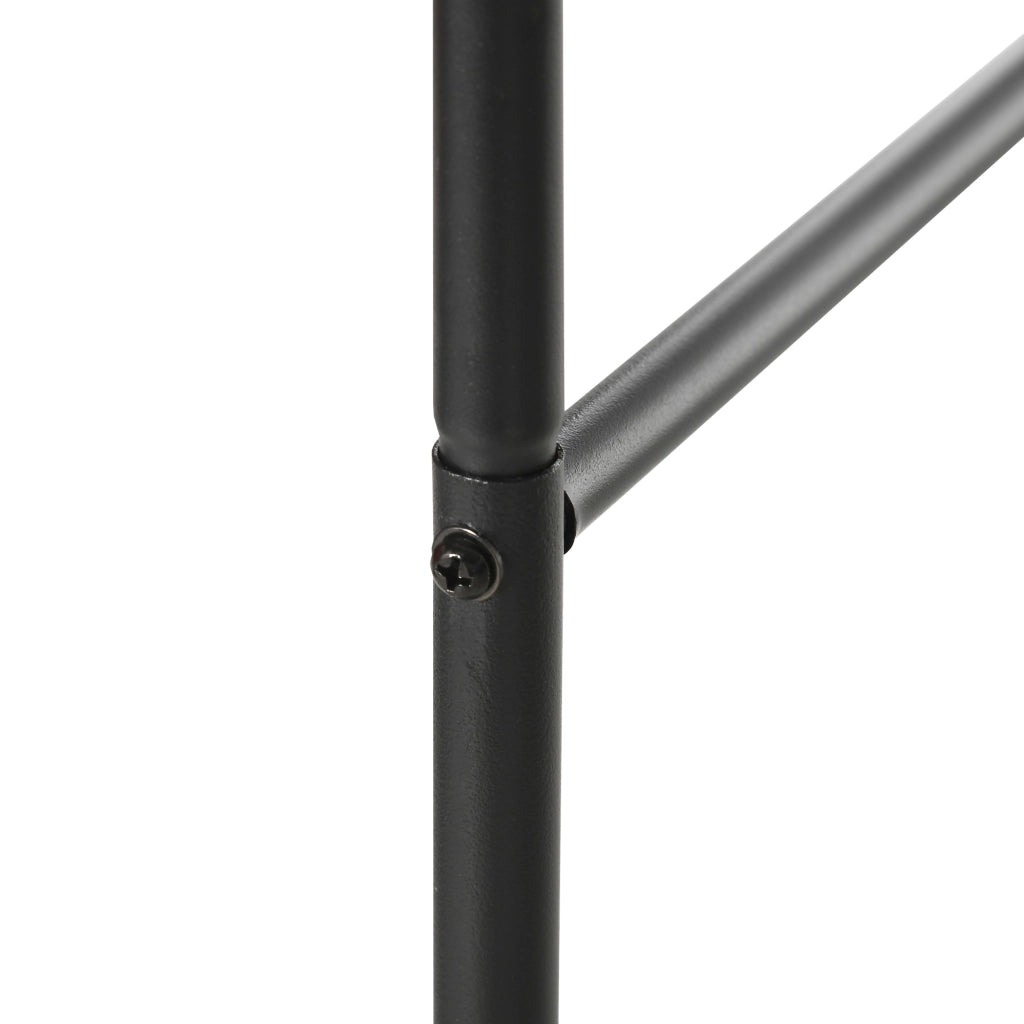 Arco per Rampicanti in Metallo per Giardino ed Esterni, 140x40x240cm, Nero