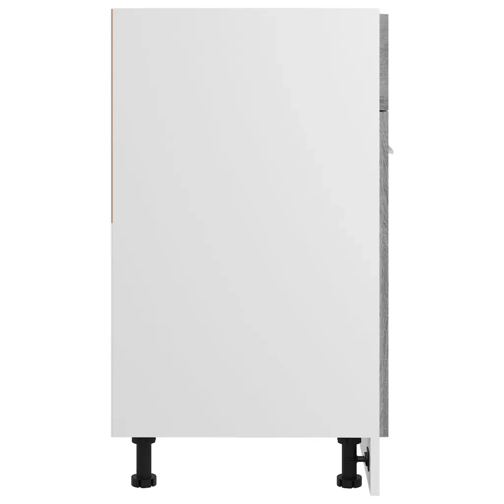 Mobiletto Grigio Sonoma 60x46x81,5 cm in Legno Multistrato cod mxl 74439