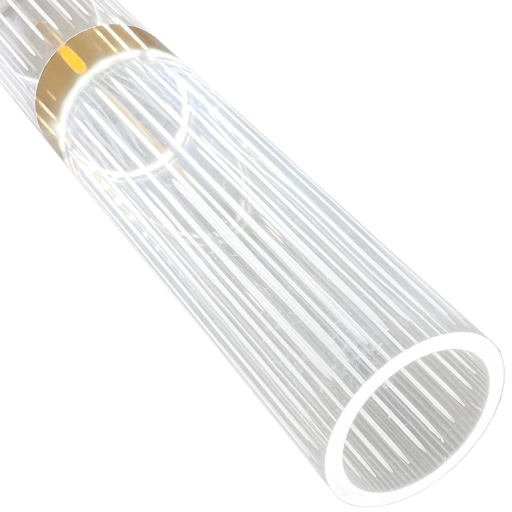 Lampada sospensione moderna oro 60cm LED CCT 3 luci