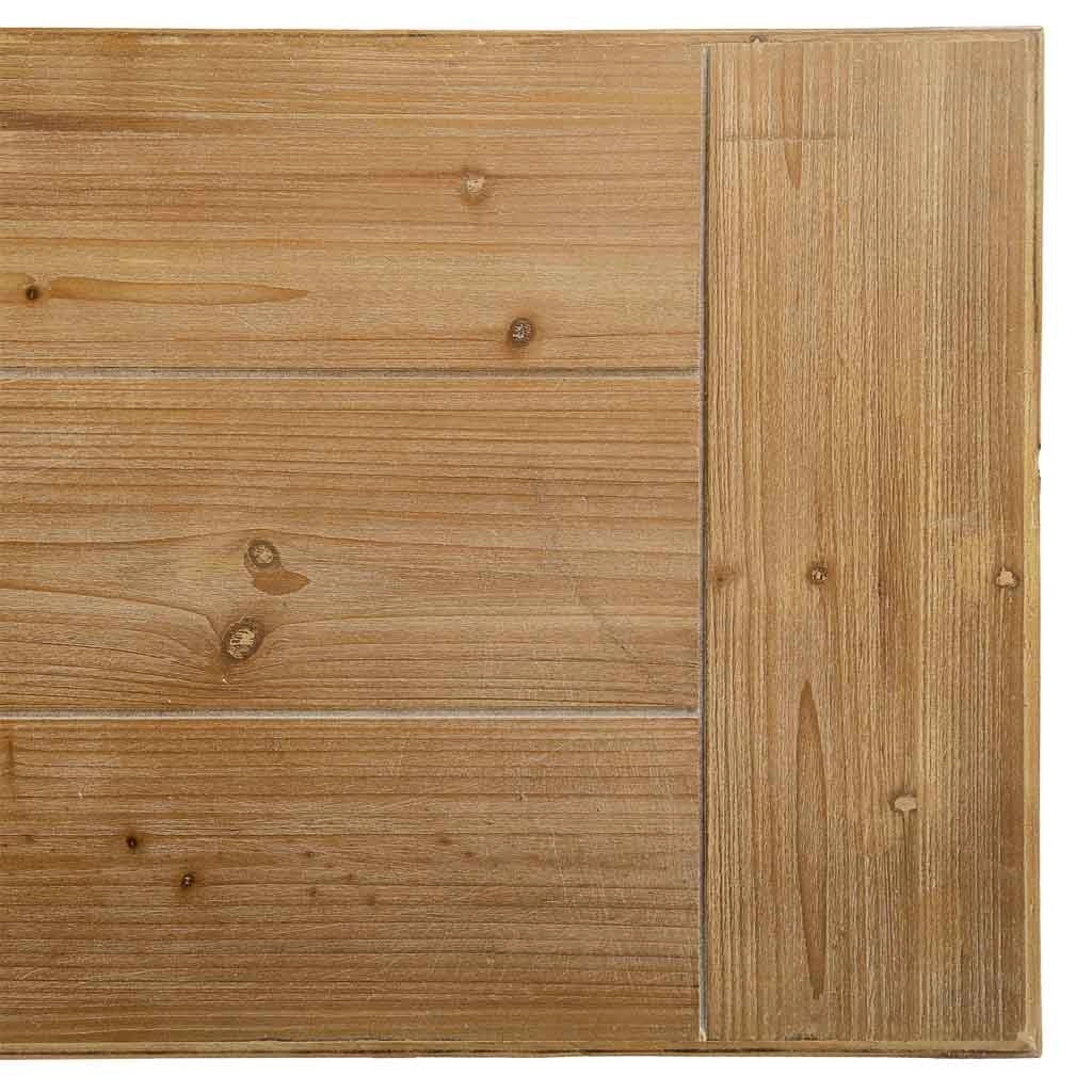 Mobile da ingresso in legno intagliato marrone 150x46x79h