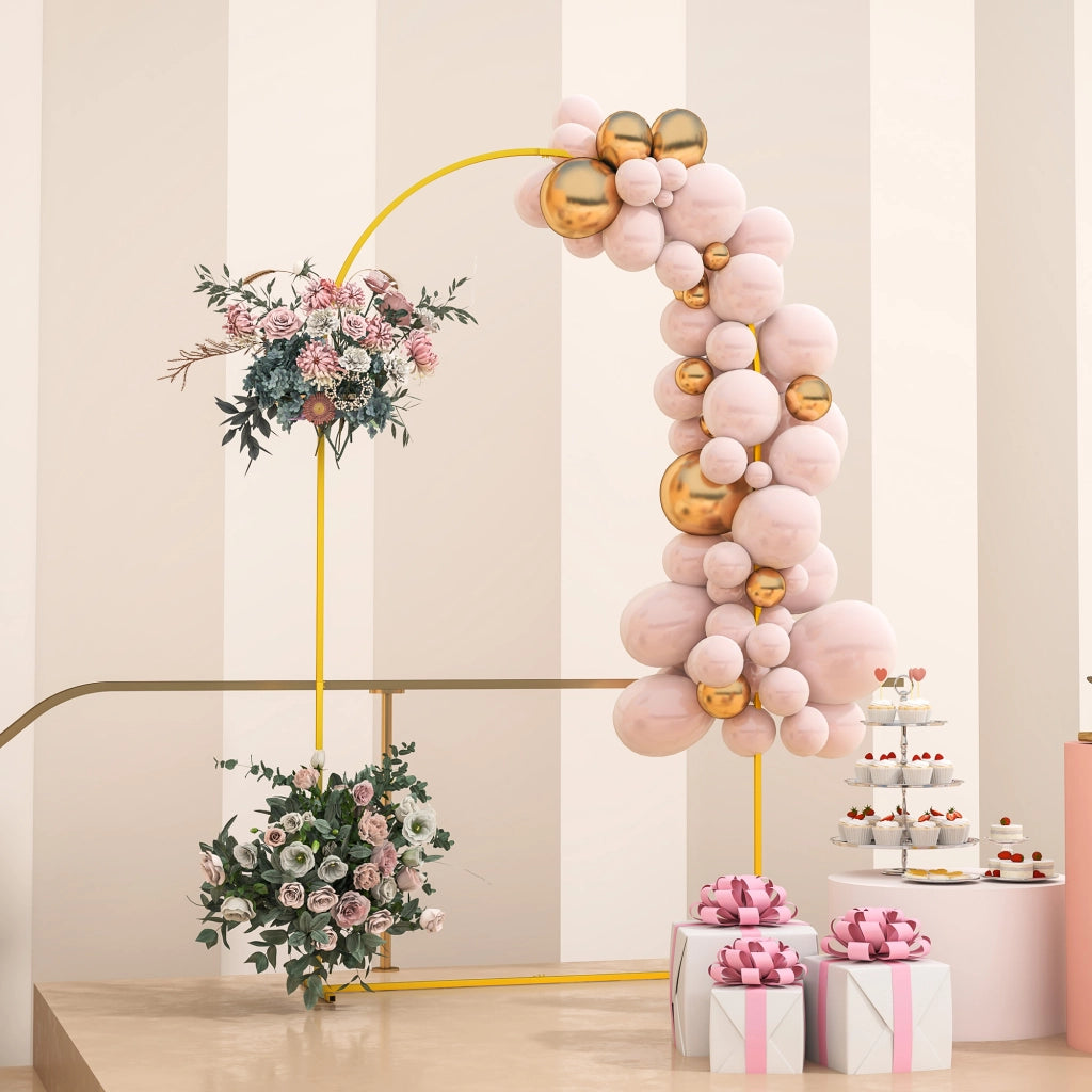 Arco da Giardino per Matrimonio ¨C zephmum ¨C Dorato, Metallo, 2.2 m