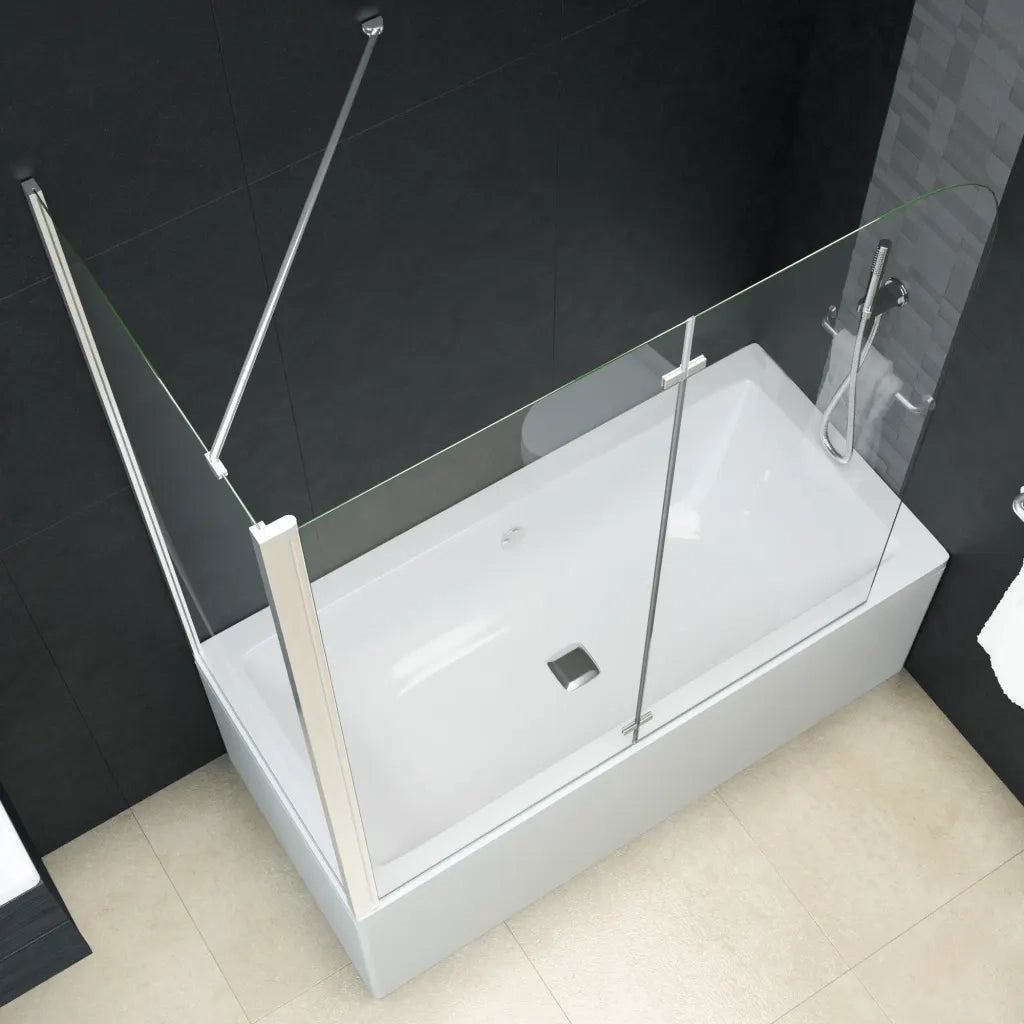 Box Doccia Pieghevole a Libro in ESG 120x68x130 cm CFW9933994
