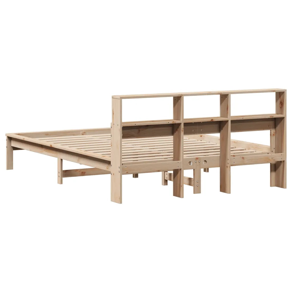 Letto senza Materasso 140x190 cm in Legno Massello di Pino 3309740