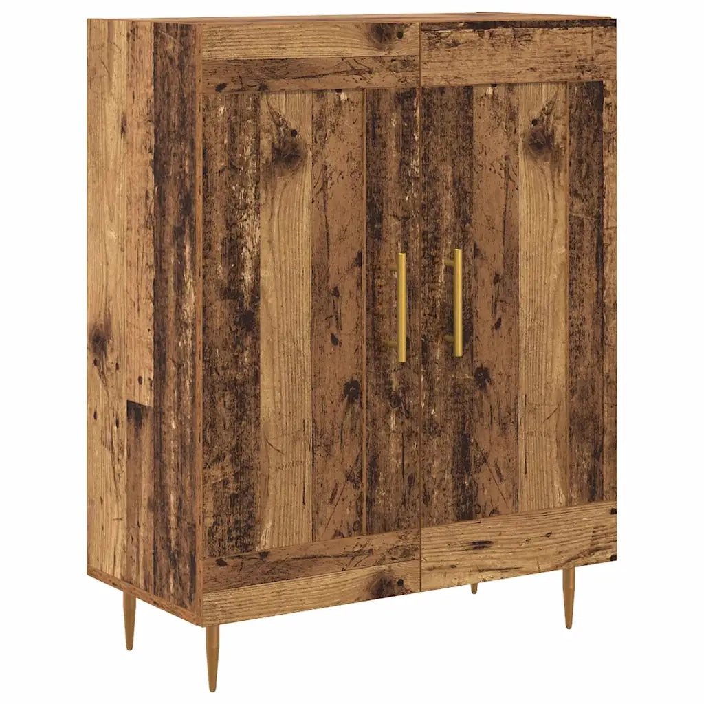 Credenza | Madia | Buffet da pranzo | Armadio da pranzo Legno vecchio 69,5 x 34 x 180 cm Legno multistrato