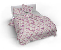 Copripiumino Matrimonale con Federe Stampato in Microfibra Kinki