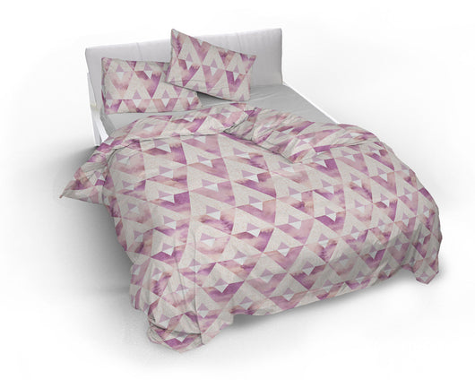 Copripiumino Matrimonale con Federe Stampato in Microfibra Kinki