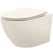 Vaso Wc Sospeso Rea Carlo Mini Rimless Ecru