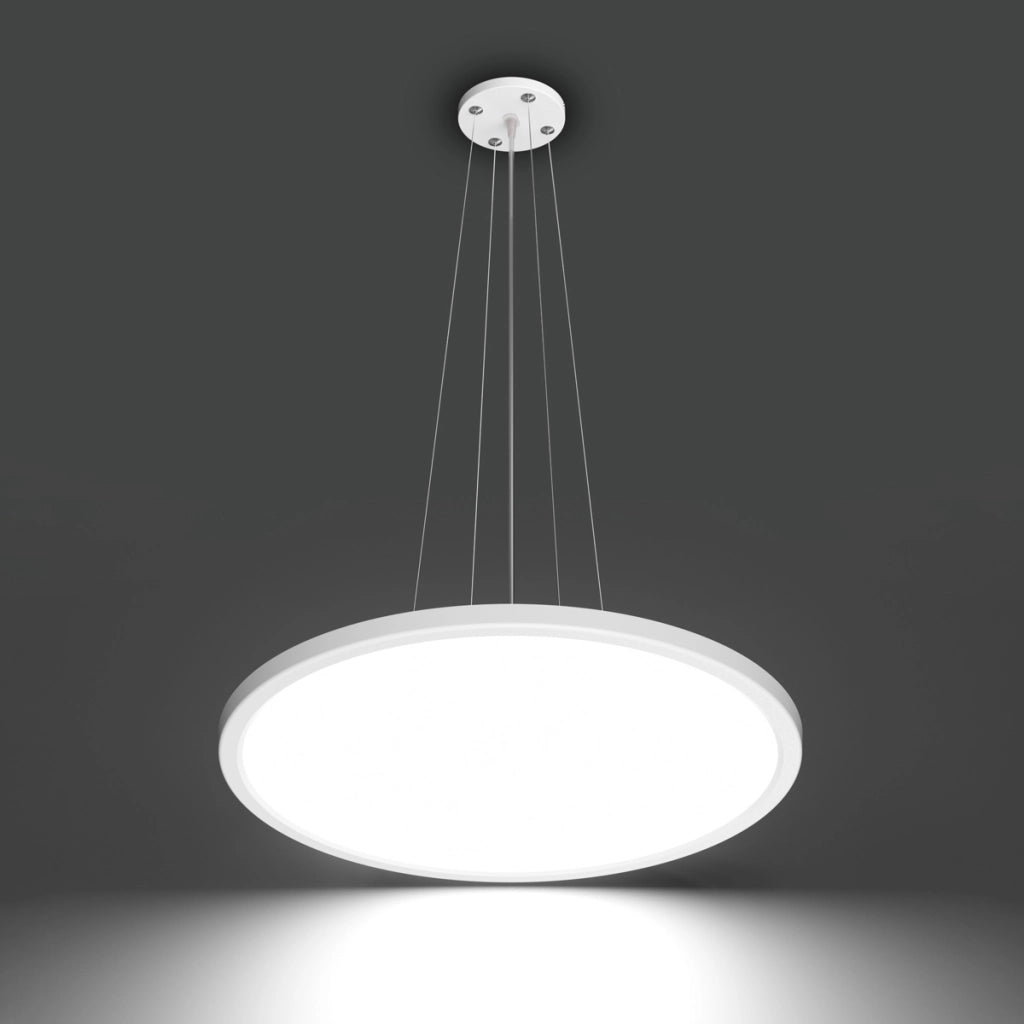 Sospensione anello Ø48 bianca LED 36W CCT Italux Manito