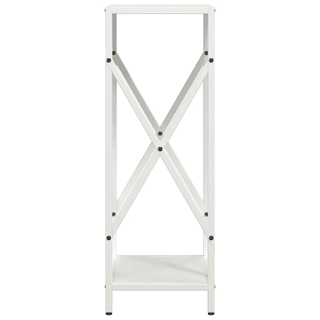 Rastrelliera per Legna da Ardere Bianca 34x25x70 cm CFW7373953