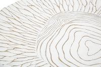 Piatto Svuota Tasche 37x6x34 cm in Poliresina Bianco