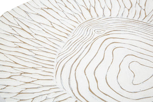 Piatto Svuota Tasche 37x6x34 cm in Poliresina Bianco