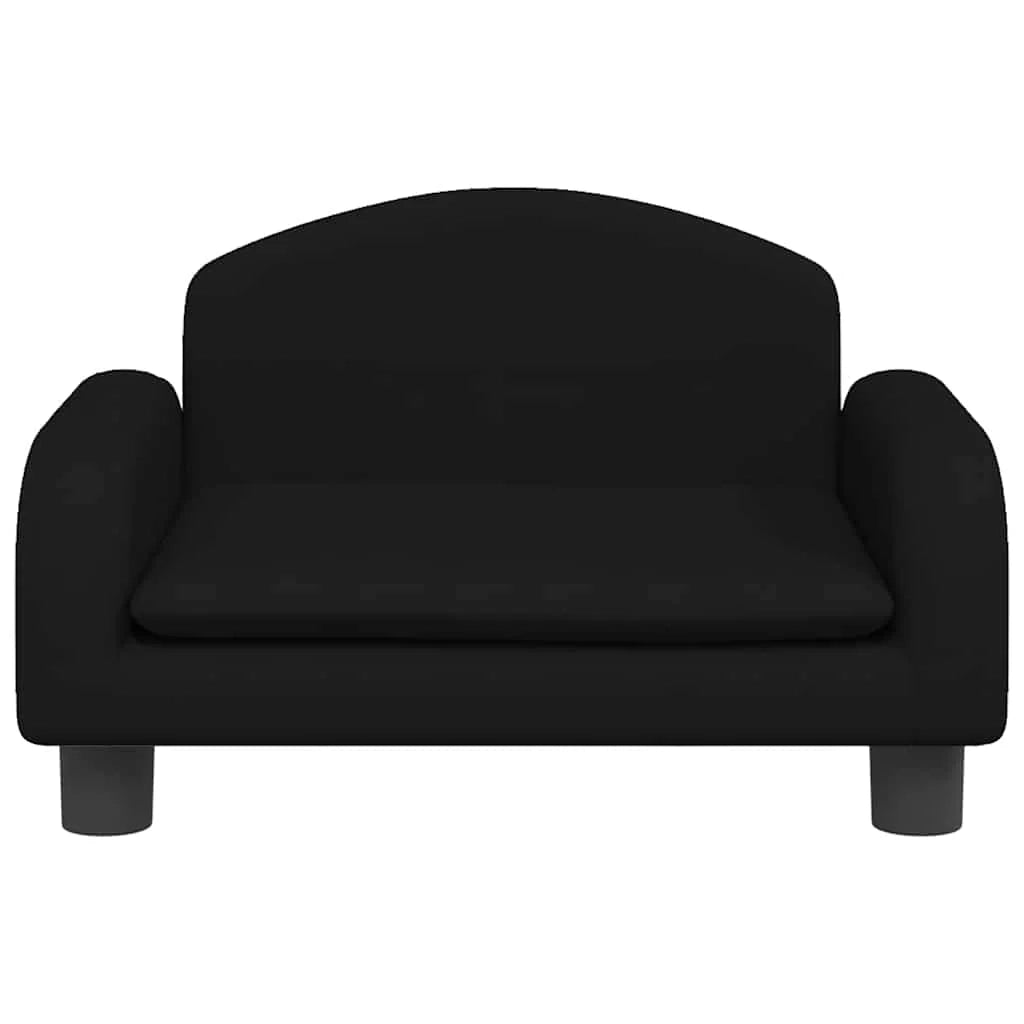 Cuccia per cani a forma di cesto comoda 50 x 40 x 30 cm tessuto nero 02_0042681
