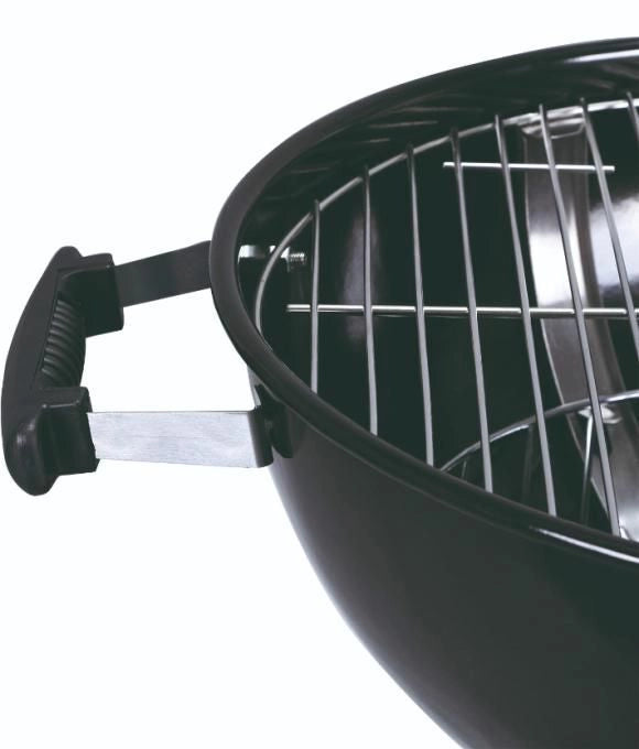 Sandrigarden SG 57K Barbecue a Carbone Sferico diametro 57 cm griglia 53 cm gambe acciaio inox coperchio termometro colore Nero