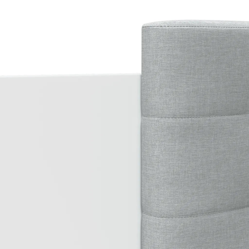 Giroletto con Testiera Bianco 100x200 cm in Legno Multistrato