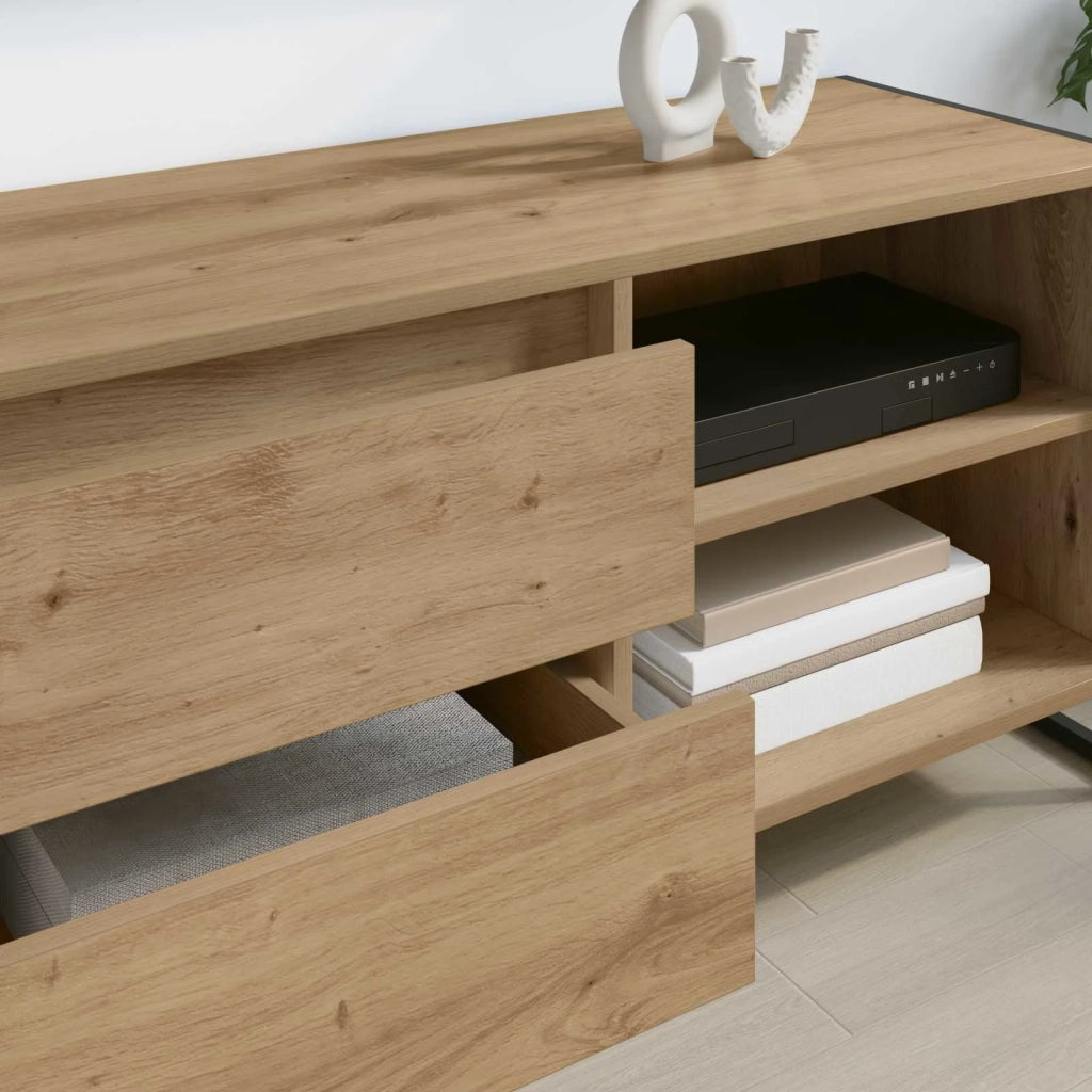 Mobile TV con cassetto Rovere Artigianale 100 x 36 x 49,5 cm 886563