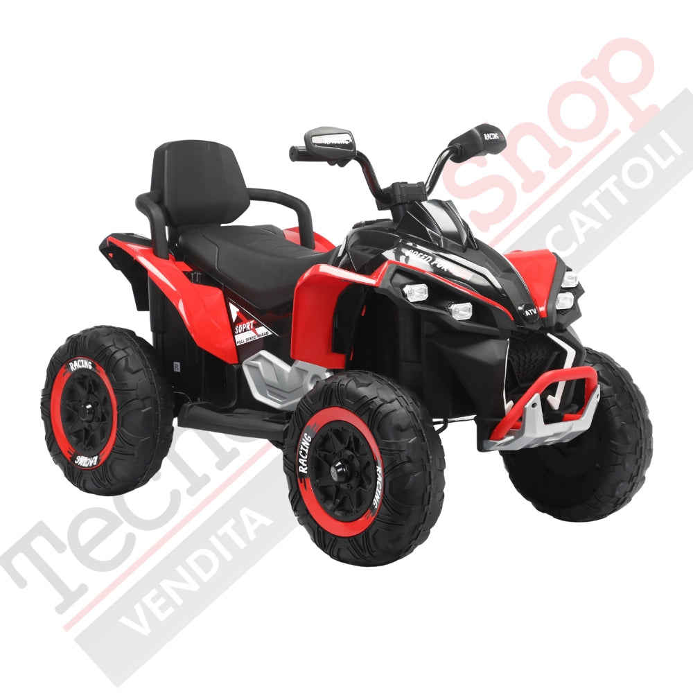 Tecnobike Shop - Quad Elettrico per Bambini ATV Safari Gold 24V-Rosso