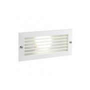 Segnapasso Esterno Incasso Chiuso Escape Alluminio E Vetro Bianco Led 10W 3000K