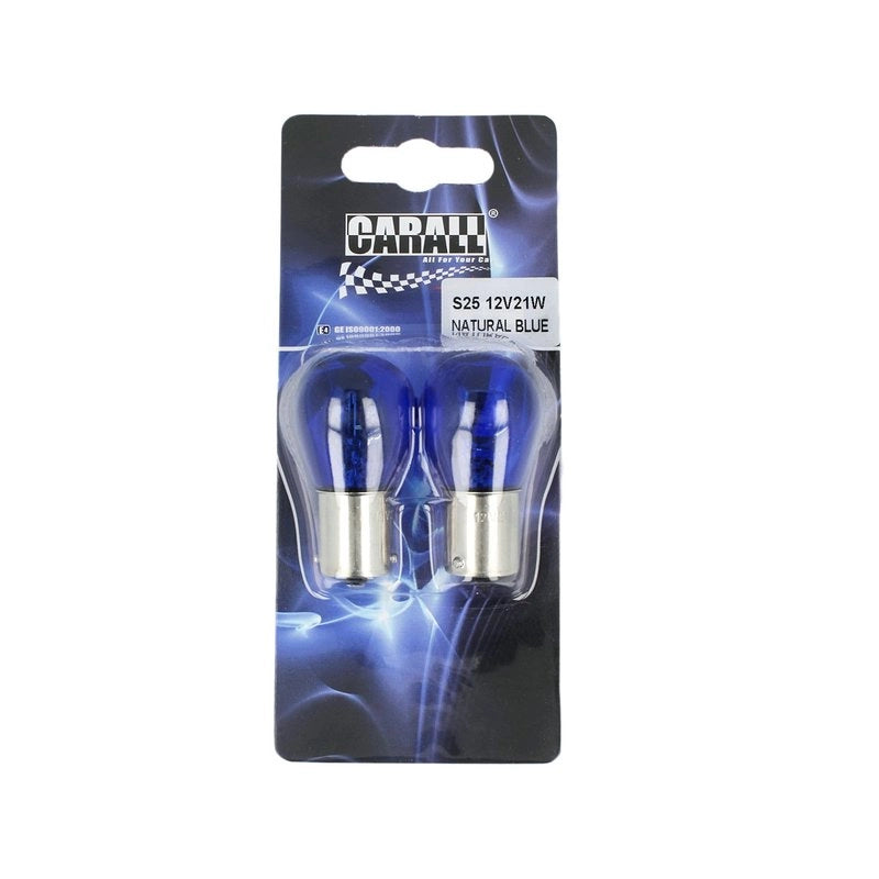 Coppia 2 Lampade Alogena P21W BA15S 12V 21W Bianco 4200K No Errore