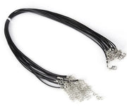 Corda in cera 1,5mm - 10 pezzi - Cavo elicoidale regolabile - Manufatto artigianale - Duraturo - Leggero - Adatto per la creazione di gioielli - Corda per cavo