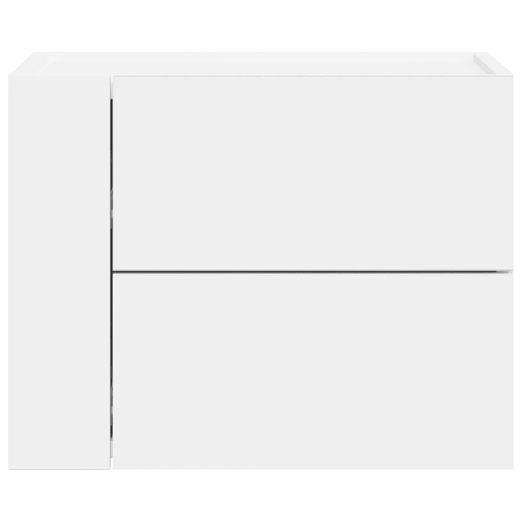 Comodino a Parete Bianco 45x30x35 cm 848325
