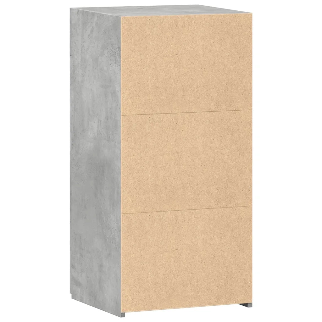 Credenza | Madia | Buffet da pranzo | Armadio da pranzo Grigio Cemento 45x42,5x93 cm in Legno Multistrato