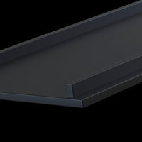 Tappo Decorativo 100x3,8 cm per Sistema Illuminazione a Binario  Nero