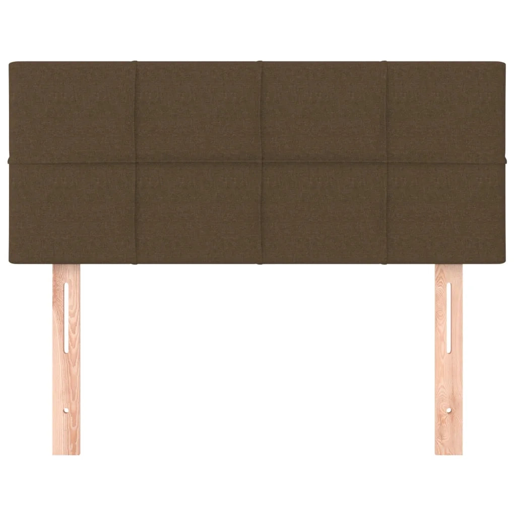 Testiera Marrone Scuro 100x5x78/88 cm in Tessuto 346035