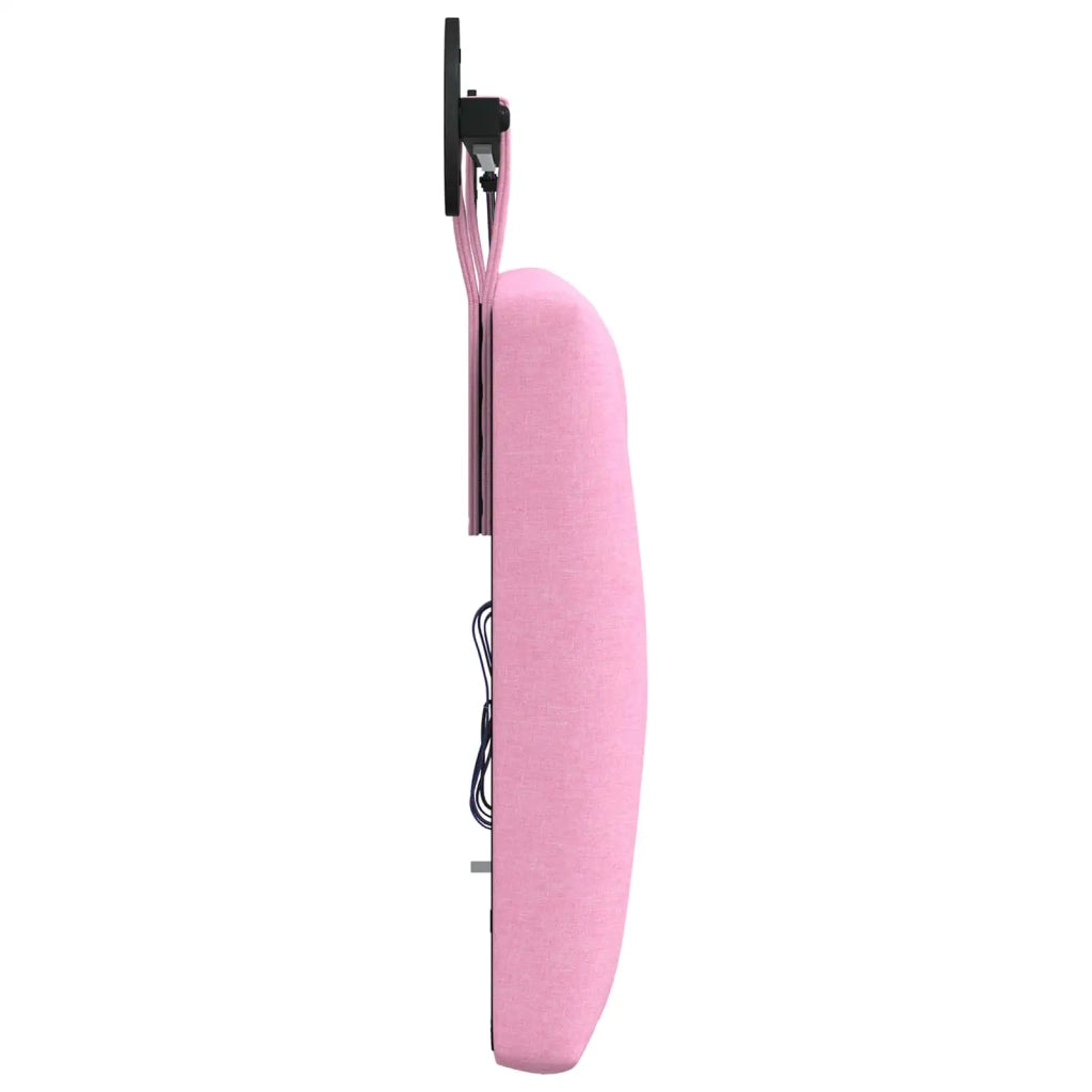 Testiera | Testata sospesa Con luce LED Rosa Tessuto